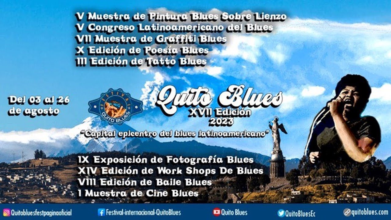 Quito blues Ecuador 2023 Juanpa Naula aula Benjamín Carrión CCE YouTube