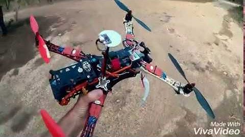 DIY F450 Quadcopter Test FPV Flight (not crashing)