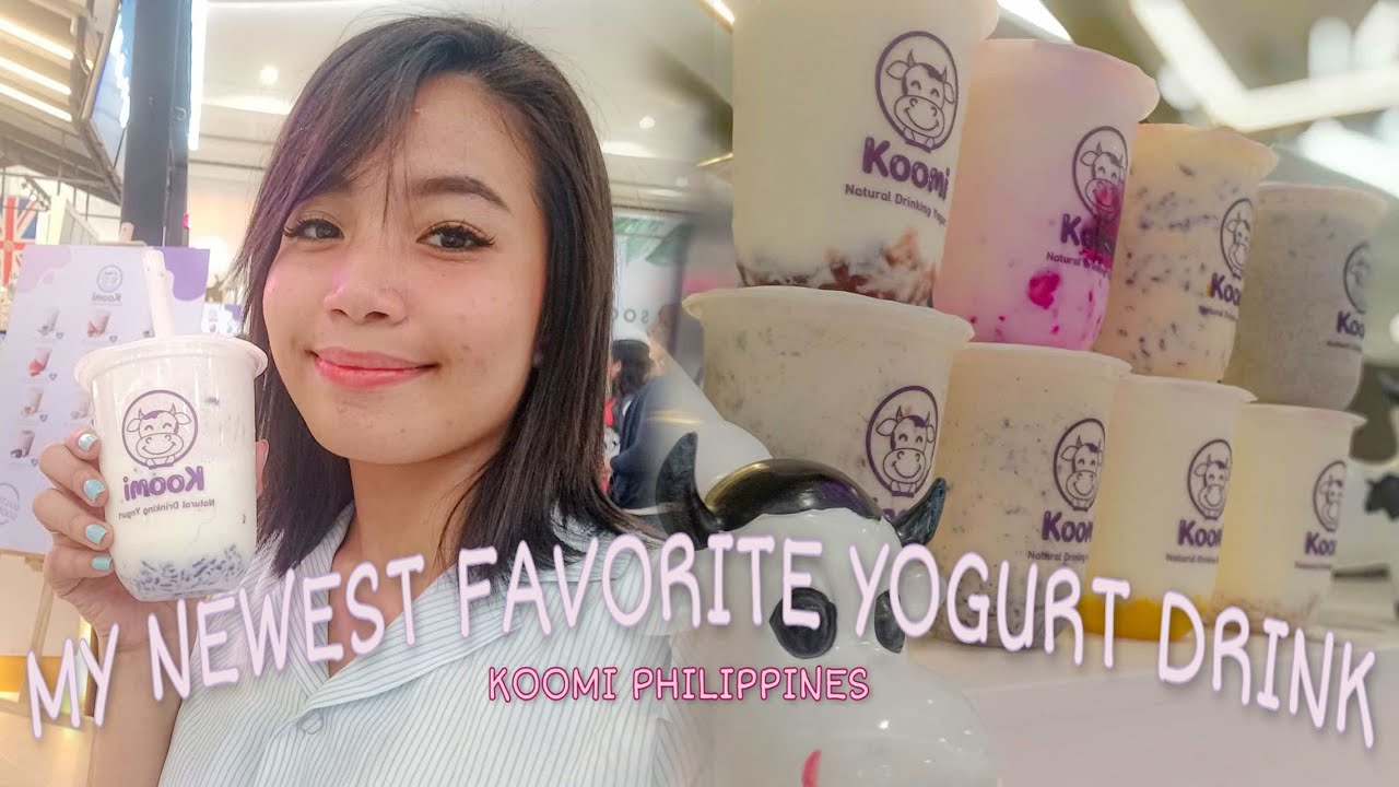 MY NEWEST FAVORITE YOGURT DRINK!!! KOOMI PHILIPPINES PHONE VLOG