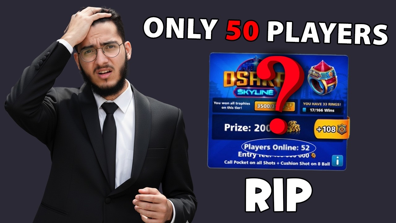 ONLY 50 PLAYERS ONLINE IN OSAKA TABLE 8 BALL POOL 😱‼️