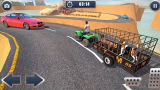 ATV Bike Dog Transporter Cart Driving Dog Games screenshot 3