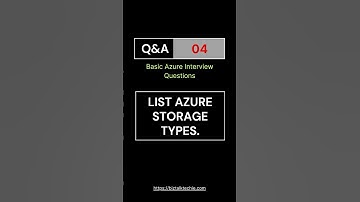 🗂️ Azure Storage Types in 30s | Blob, Table, Queue, File 🔒💾