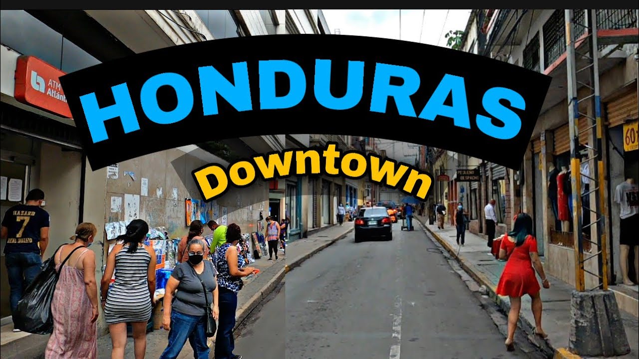 HONDURAS TEGUCIGALPA🚘❤️  EL CENTRO! 4K GOPRO ASI ES.. ✈️