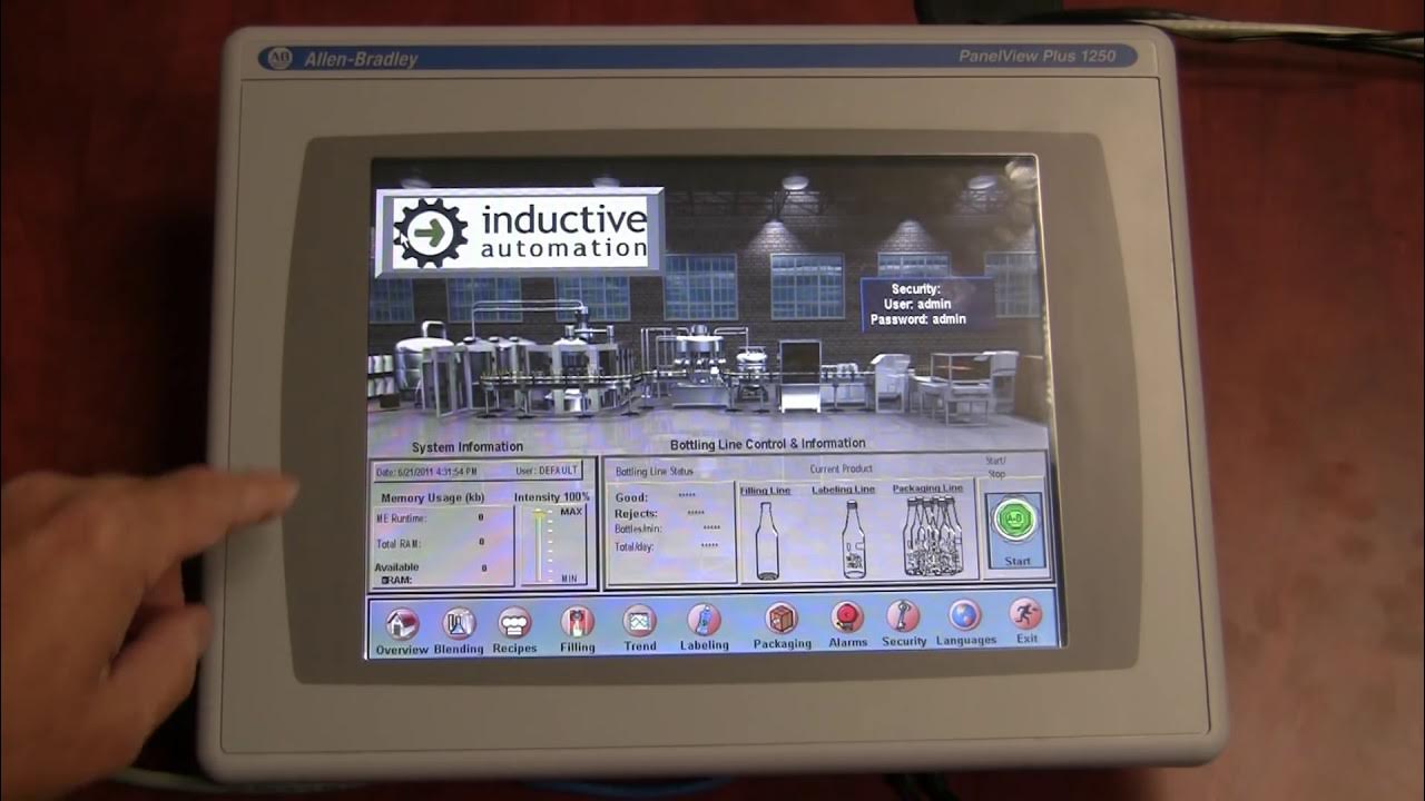 Ignition on Panelview CE6 YouTube
