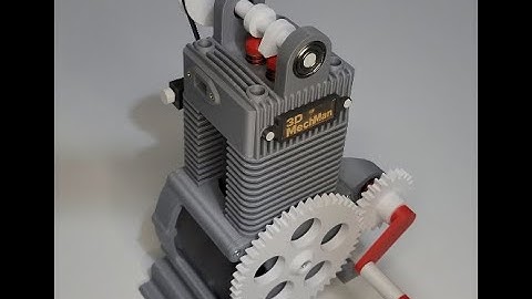 3D Printed One Cylinder Engine