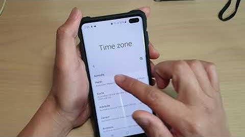 Galaxy S10 / S10+: How to Enable / Disable Roaming Clock on Lock Screen / Always On Display