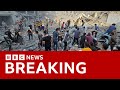 Dozens reported killed in Gaza refugee camp blast  – BBC News