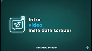 Insta DATA Scraper | Intro video