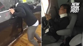 Car Salesman Gets Head Stuck In Car Door During Safety Demonstration New York Post