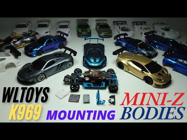WLToys K969 Custom Build: How I Mount My Mini-Z Bodies, Side Mount