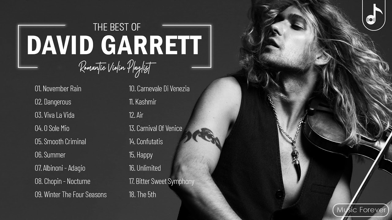 David Garrett Greatest Hits Playlist - David Garrett Best Violin Songs ...