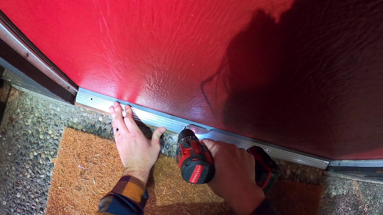Door Threshold Bumper Install YouTube