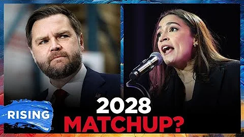AOC LEADING Vance In 2028 Poll, Says She’d STOMP HIM | RISING