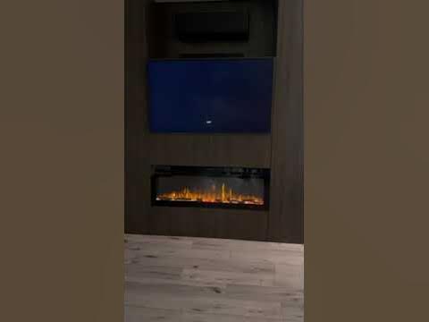 настінний вмонтований електричний камін електрокамін купити ...