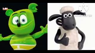 gummy bear the shaun the sheep