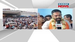 BJP Dharmasala MLA Candidate Himanshu Shekhar Sahoo Shows Power; Hold Massive Rally