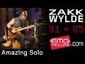 Zakk wylde rips amazing guitar solo over andy james track emgtv