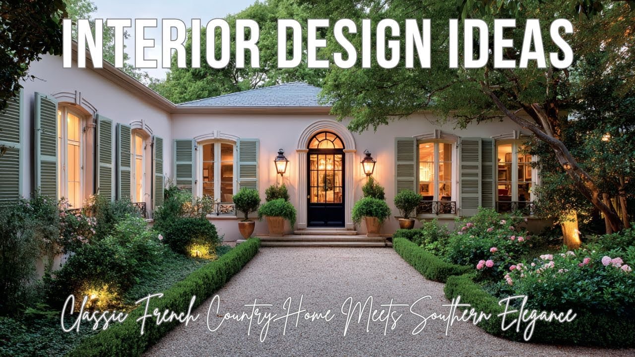 Classic French Country Home Meets Southern Elegance – Interior Design ...