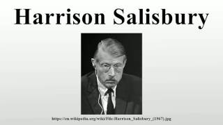 Famous Harrison Salisbury Profile