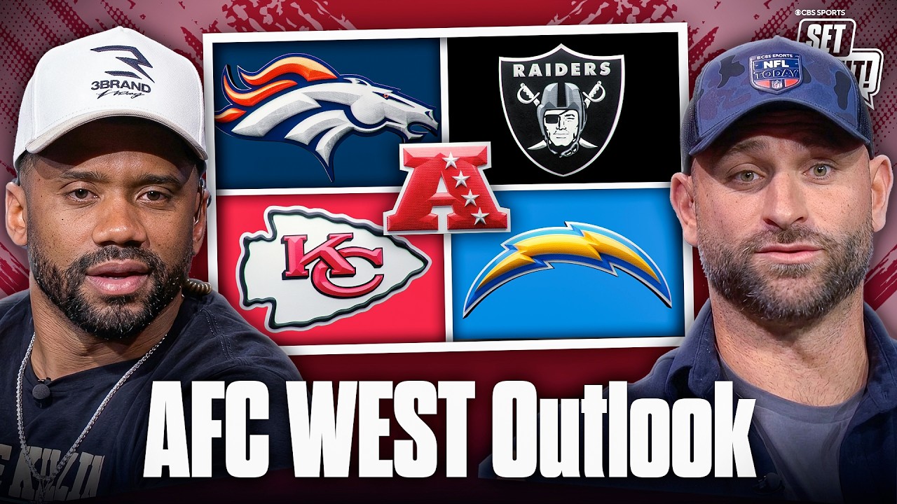 Russell Wilson & Kyle Long debate who will win the AFC West | Is it still Denver's division? 🤔