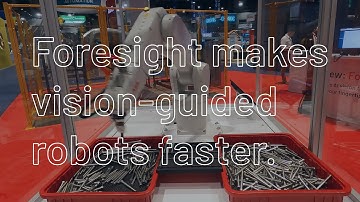 Foresight makes vision-guided robots faster