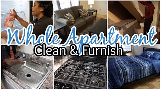 *NEW* Whole Apartment Clean With Me | Surprising My Brother With Furniture |  Clean With Me 2022
