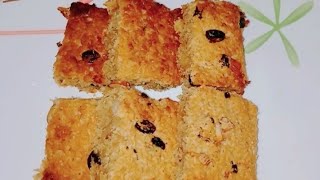 Apple Oats Bar Recipe Without Flour, Eggs In the oven | Healthy recipe