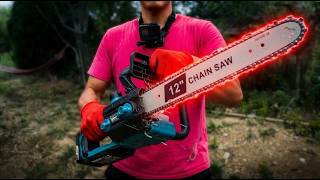 I Tried Using the Cheapest Chainsaw on Amazon【SPGDSPSY】【12-inch