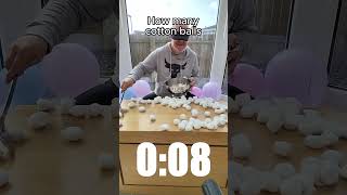 Party Game Idea 🎉 Cotton ball Challenge #shorts #challenge #funny
