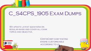 C_S4CPS_1905 SAP Certified Application C_S4CPS_1905  Exam Dumps - Right Method 2019 screenshot 4