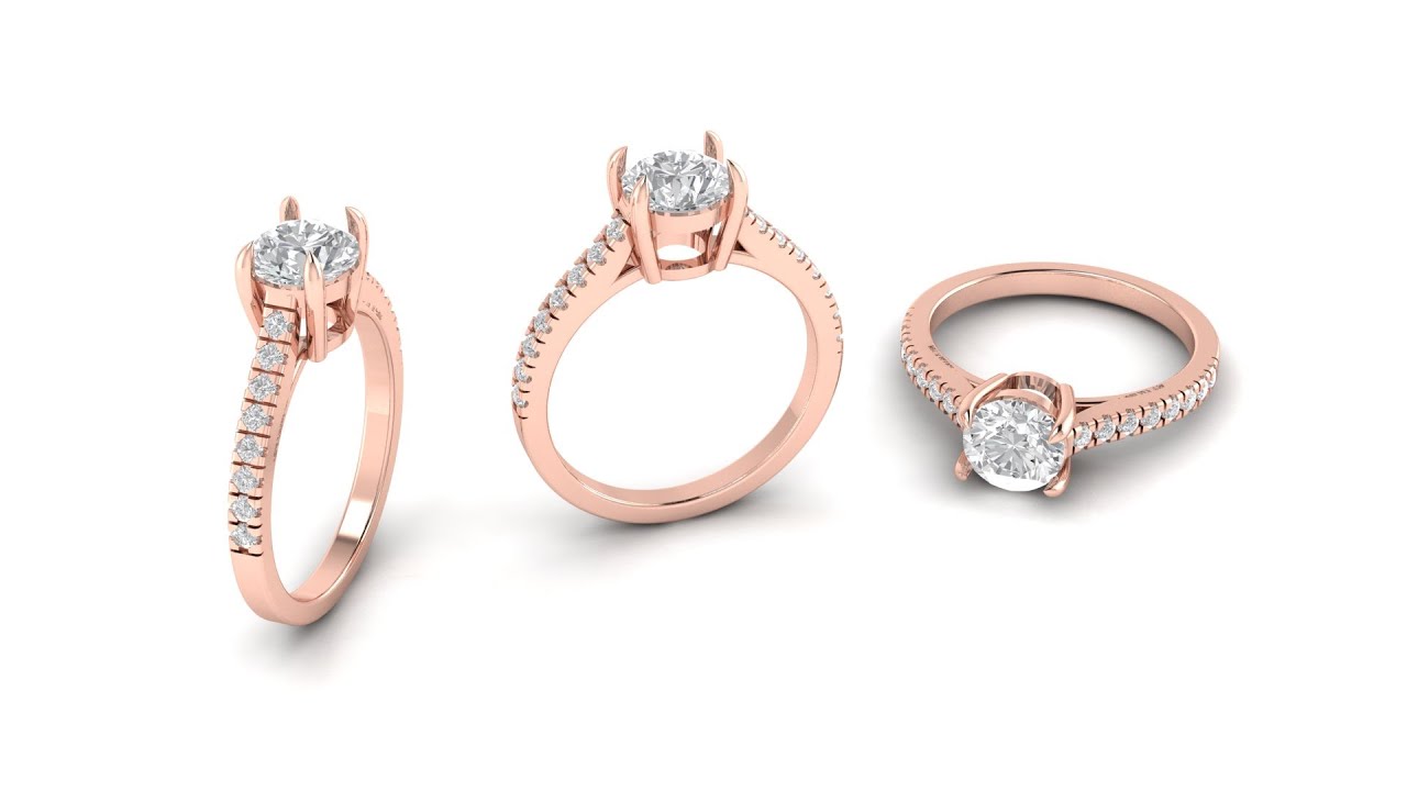 ||Making of Engagement Ring in Matrix9 ||Engagement Ring Tutorial ...