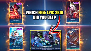 WHICH EPIC SKIN YOU GET WITH 100 DIAMONDS | MOBILE LEGENDS FREE SKIN screenshot 4