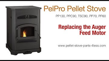 PelPro Pellet Stove: Replacing the Auger Feed Motor
