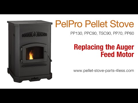 PelPro Pellet Stove: Replacing the Auger Feed Motor - YouTube
