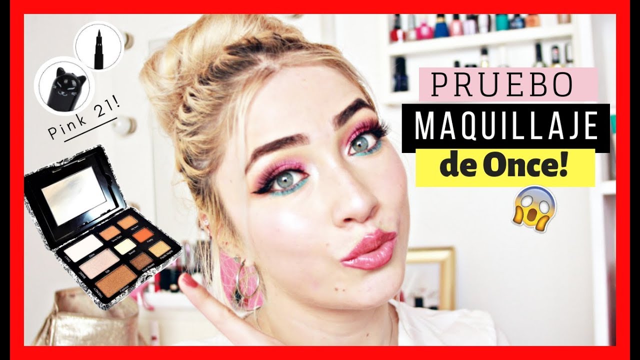 PRUEBO MAQUILLAJE DE ONCE!!😱 | Sofii makeup|