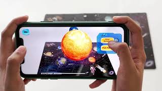 Playautoma Explore Space | Interactive AR Space puzzle game for kids screenshot 4