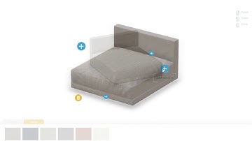 Sofa 3D Configuration App with Markerless AR feature by Vakoms