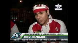 Perú VS Uruguay Hincha peruano llora ante camaras.