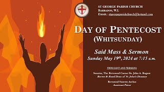 Sunday of Pentecost - WhitSunday