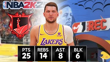 LUKA DONCIC BUILD + LEGEND SET SHOT is UNGUARDABLE in the RANDOM REC (NBA 2K25)@nba2k@NBA