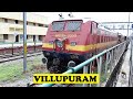WDM2 ALCO Villupuram Kharagpur Express Depart Villupuram Junction