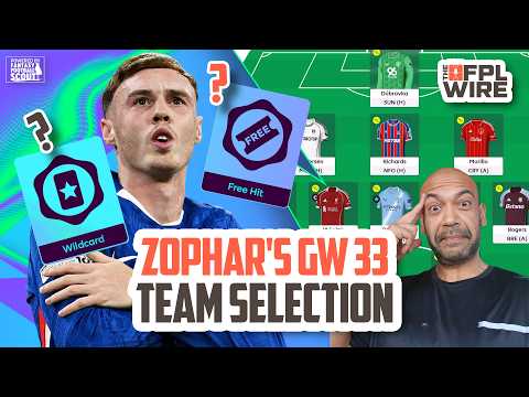 Video Zophar's Gameweek 33 Team Selection | Fantasy Premier League Tips 2025/26