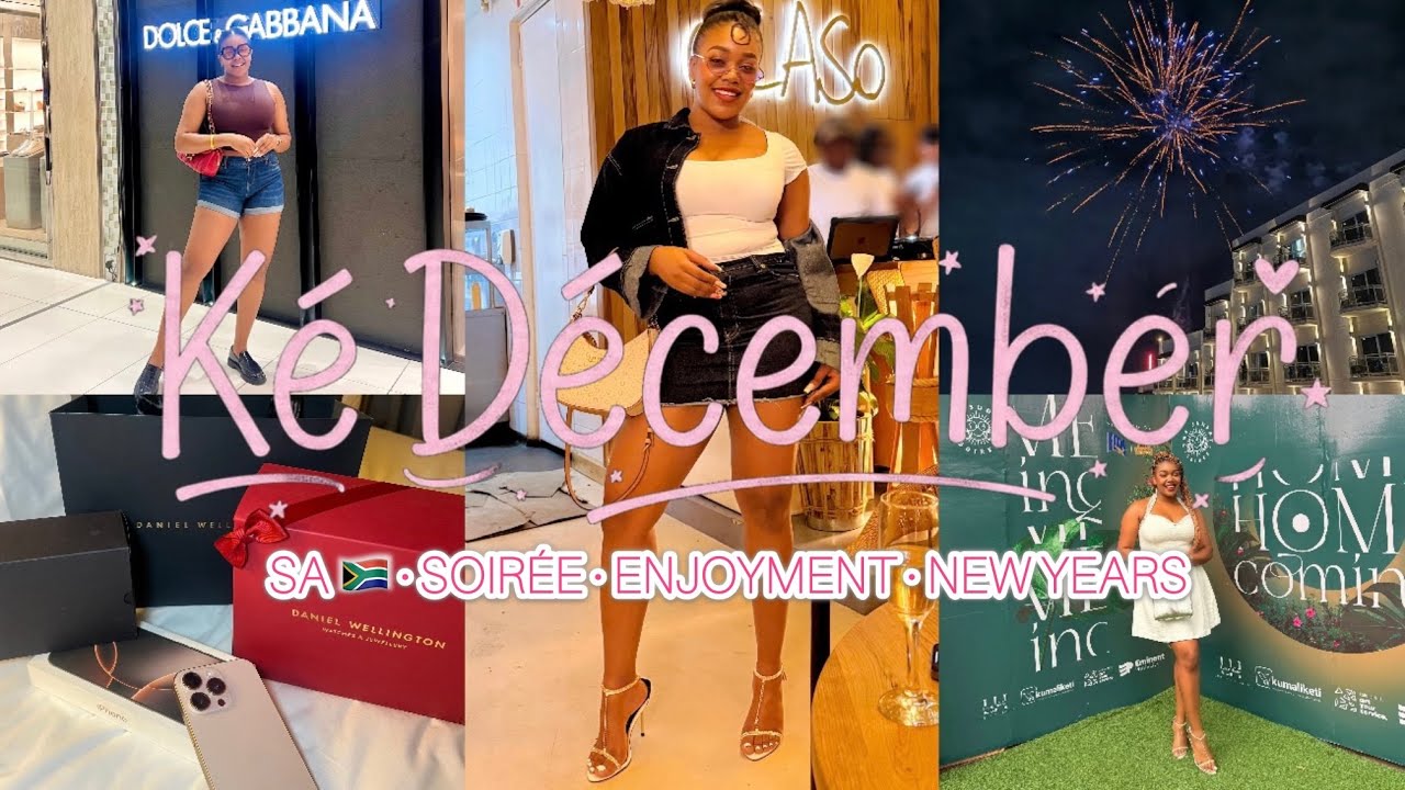 Ke December Vlog : SA🇿🇦• Soirée • Enjoyment • New years. Malawian YouTuber.