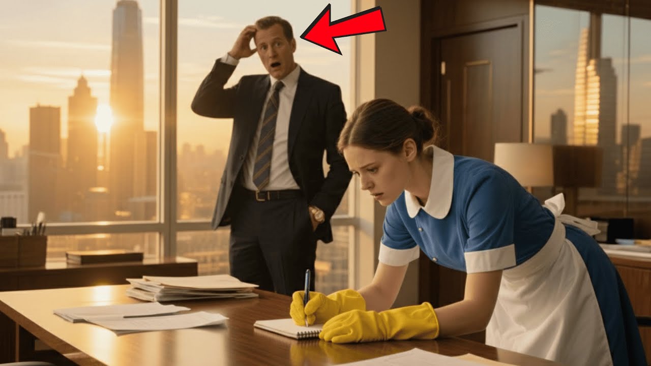 Le Milliardaire Allait Signer Sa Faillite À 8 H — Jusqu’À Ce Qu’Une Femme De Ménage Repère L’Erreur