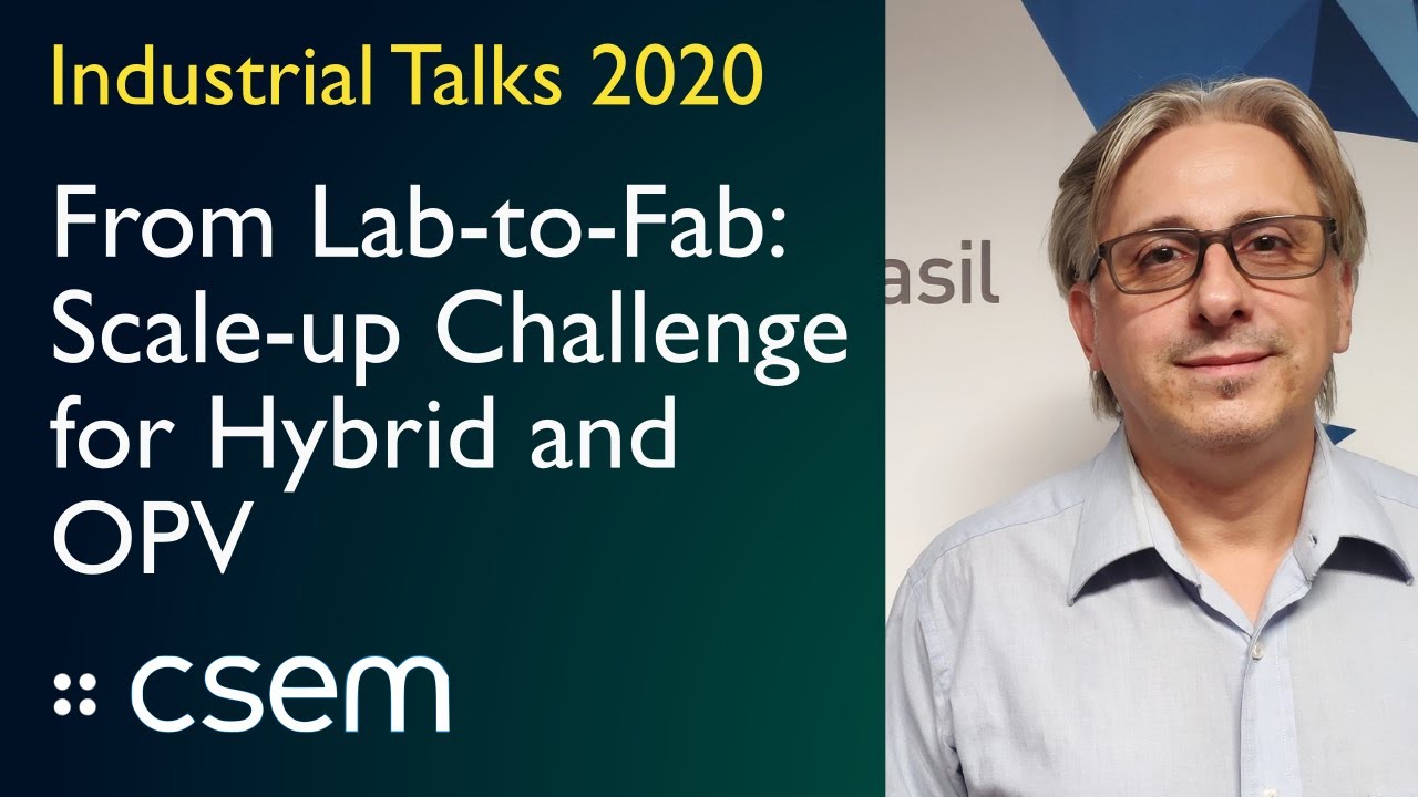 Industrial Talks 2020 - CSEM, Brazil - Diego Bagnis - November 4, 2020