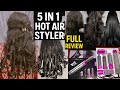 5 In 1 Hot Air Styler Full Review Curling Straightening Volume Affordable Hair Styler Demo 5 In 1 Hot Air Styler Full Review Curling Straightening Volume Affordable Hair Styler Demo