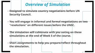 POS 120 ICONS UNSC Simulation Tutorial