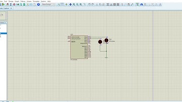 Blinking LED using PIC16F84A in Proteus Software
