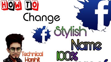 How To Change FaceBook Name In Stylish Font Part 1 100% working // 2018 Android Technical Guru jii,