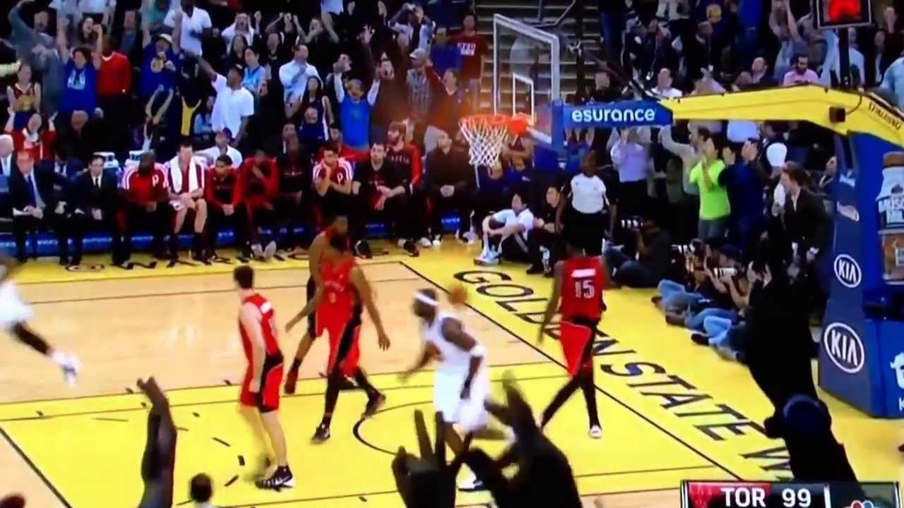 Stephen Curry "It came out of the darkness!" - Jim Barnett 12/3/13 against the Raptors